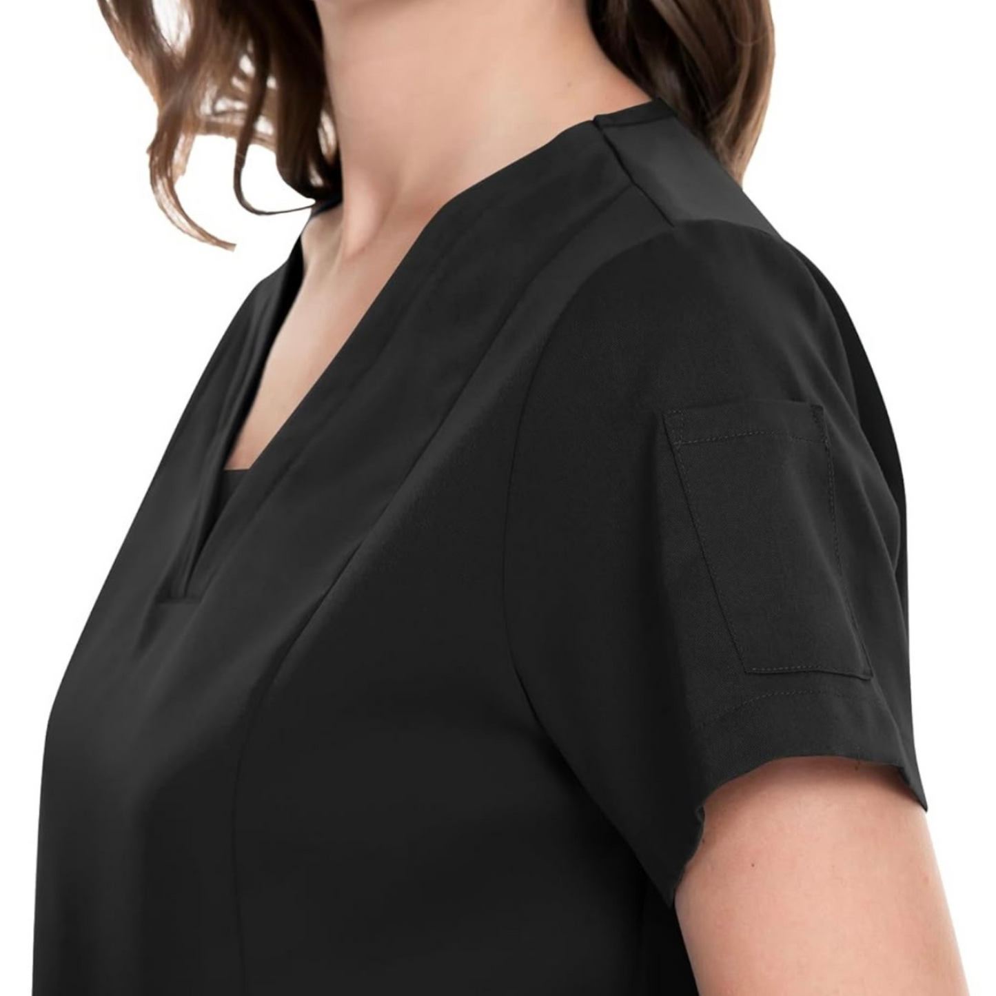 3-Pocket V-Neck Scrub Top
