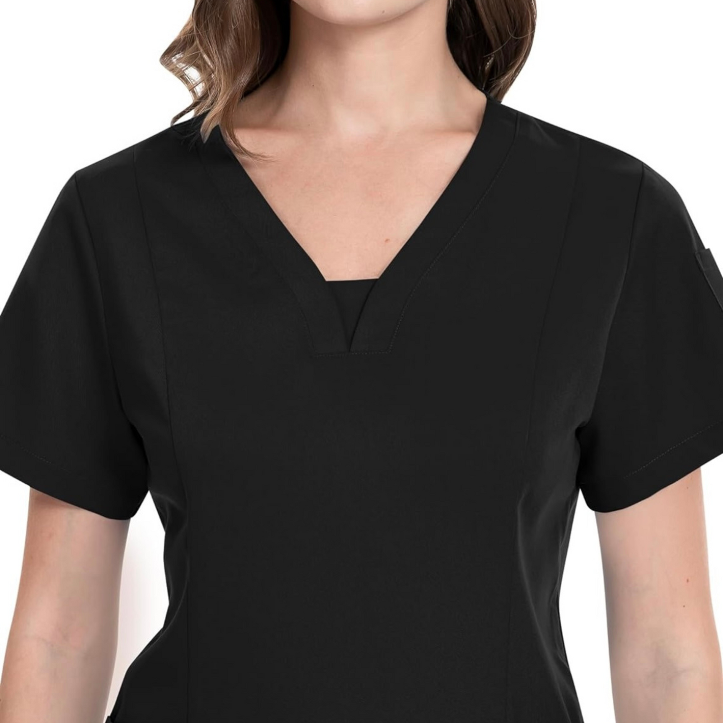 3-Pocket V-Neck Scrub Top