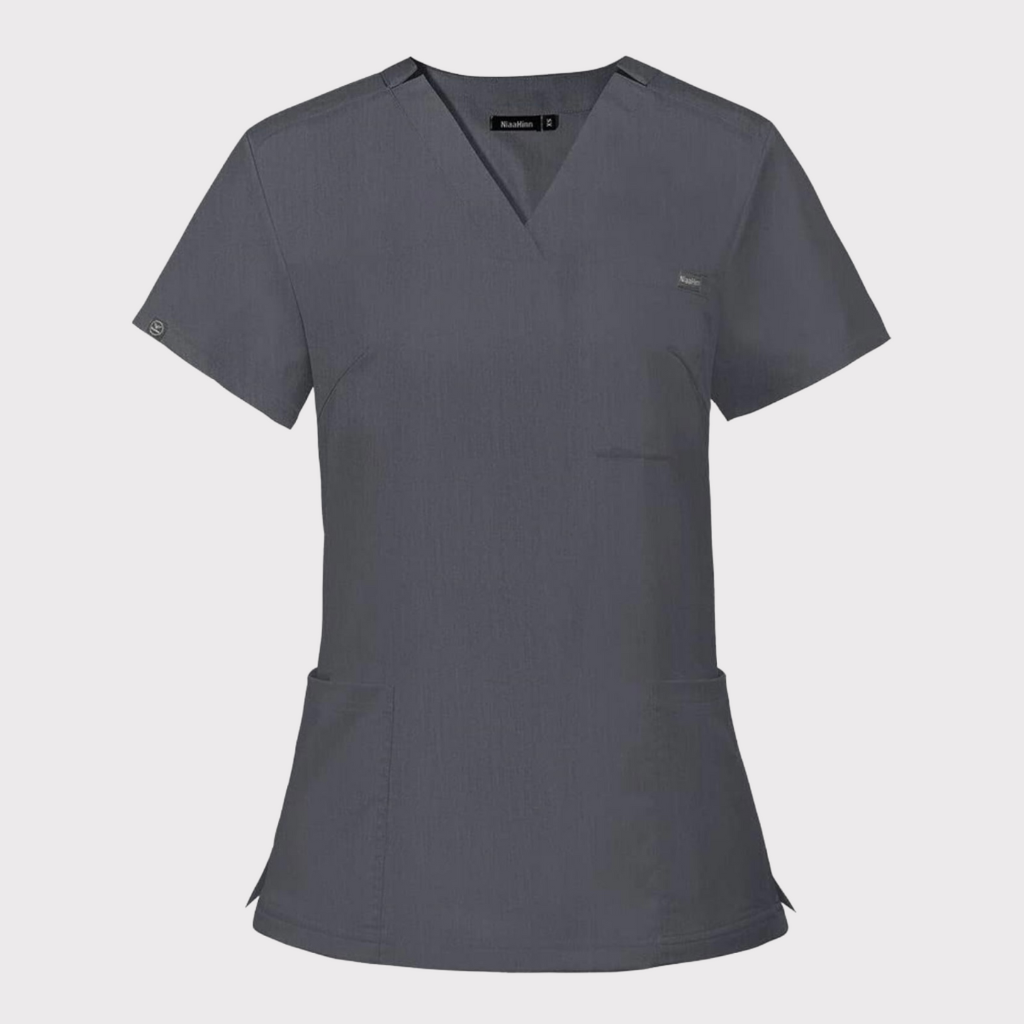 3-Pocket V-Neck Scrub Top