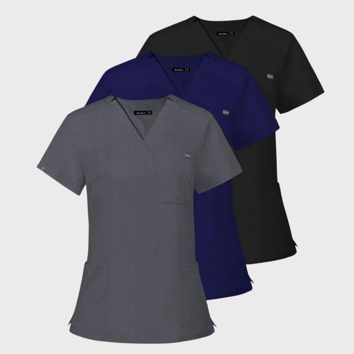 3-Pocket V-Neck Scrub Top