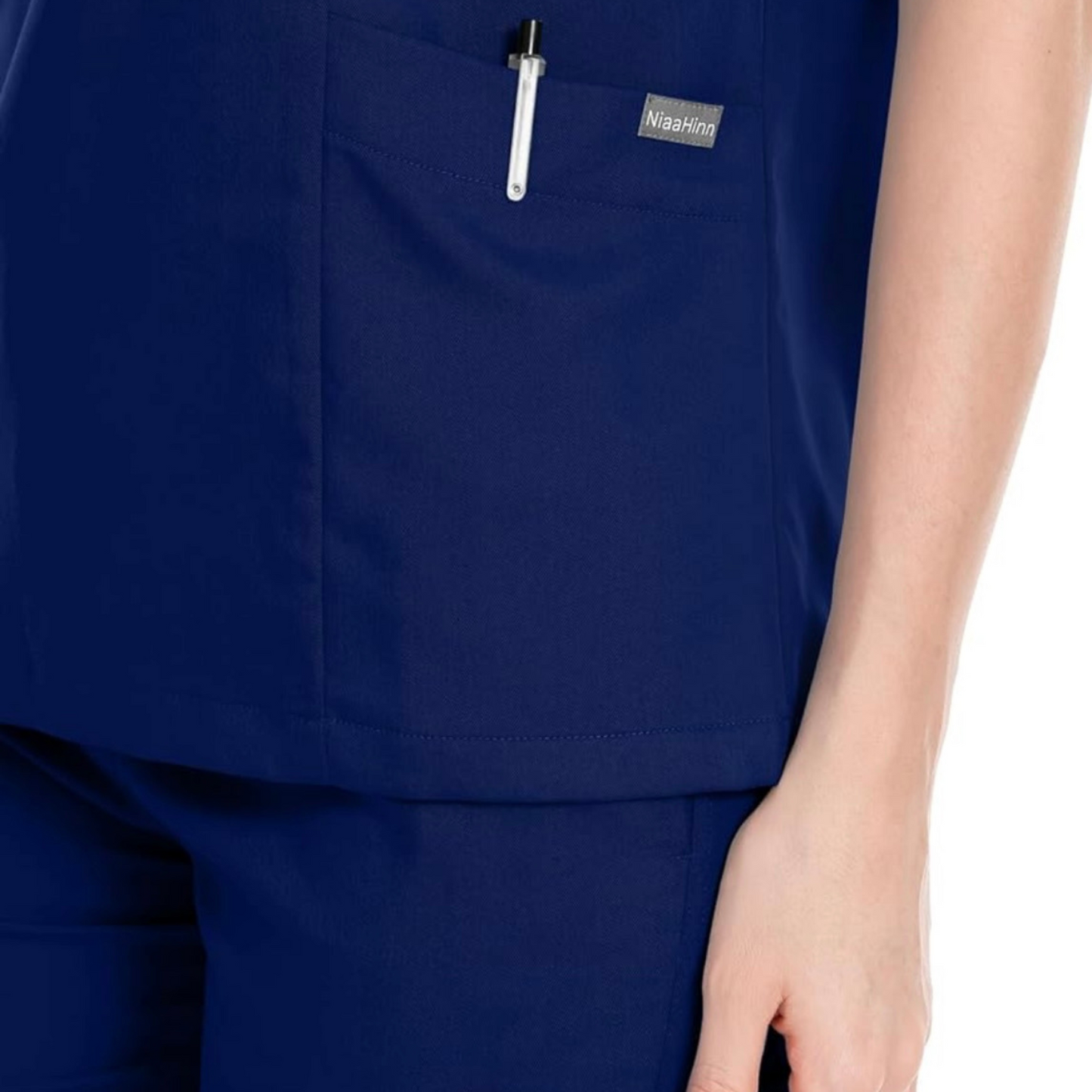 3-Pocket V-Neck Scrub Top