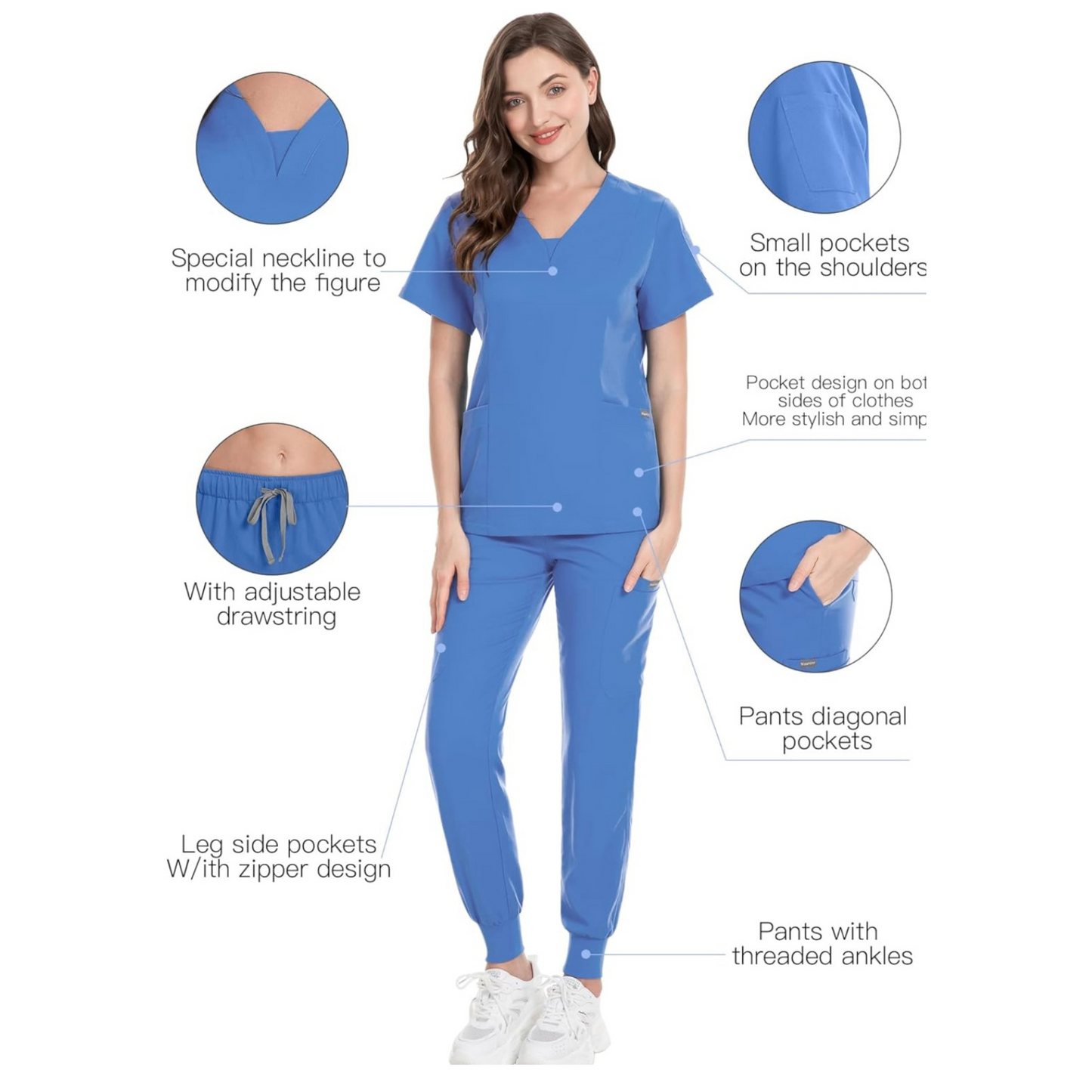 Women's 8 Pocket Midrise Joggers