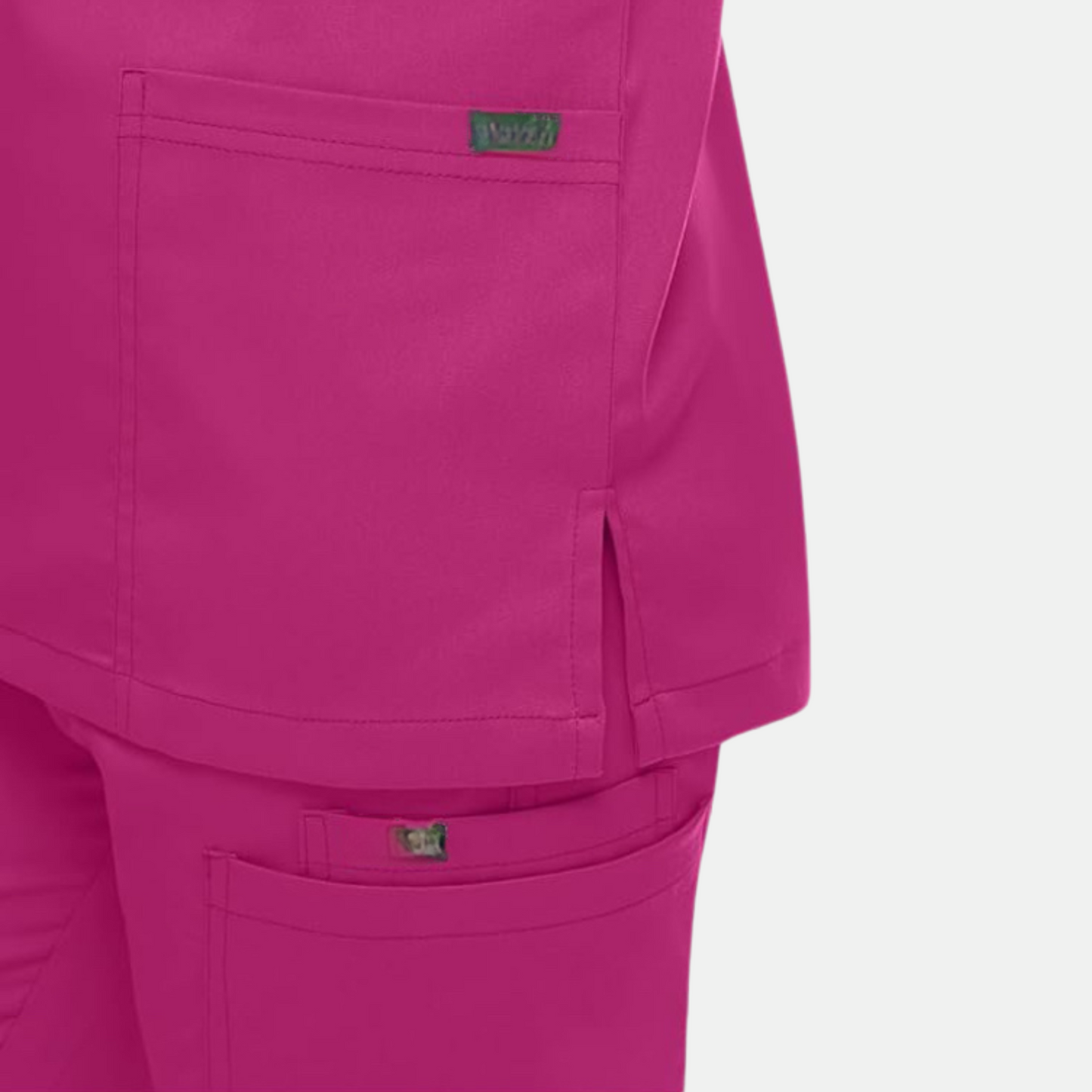 3-Pocket V-Neck Scrub Top