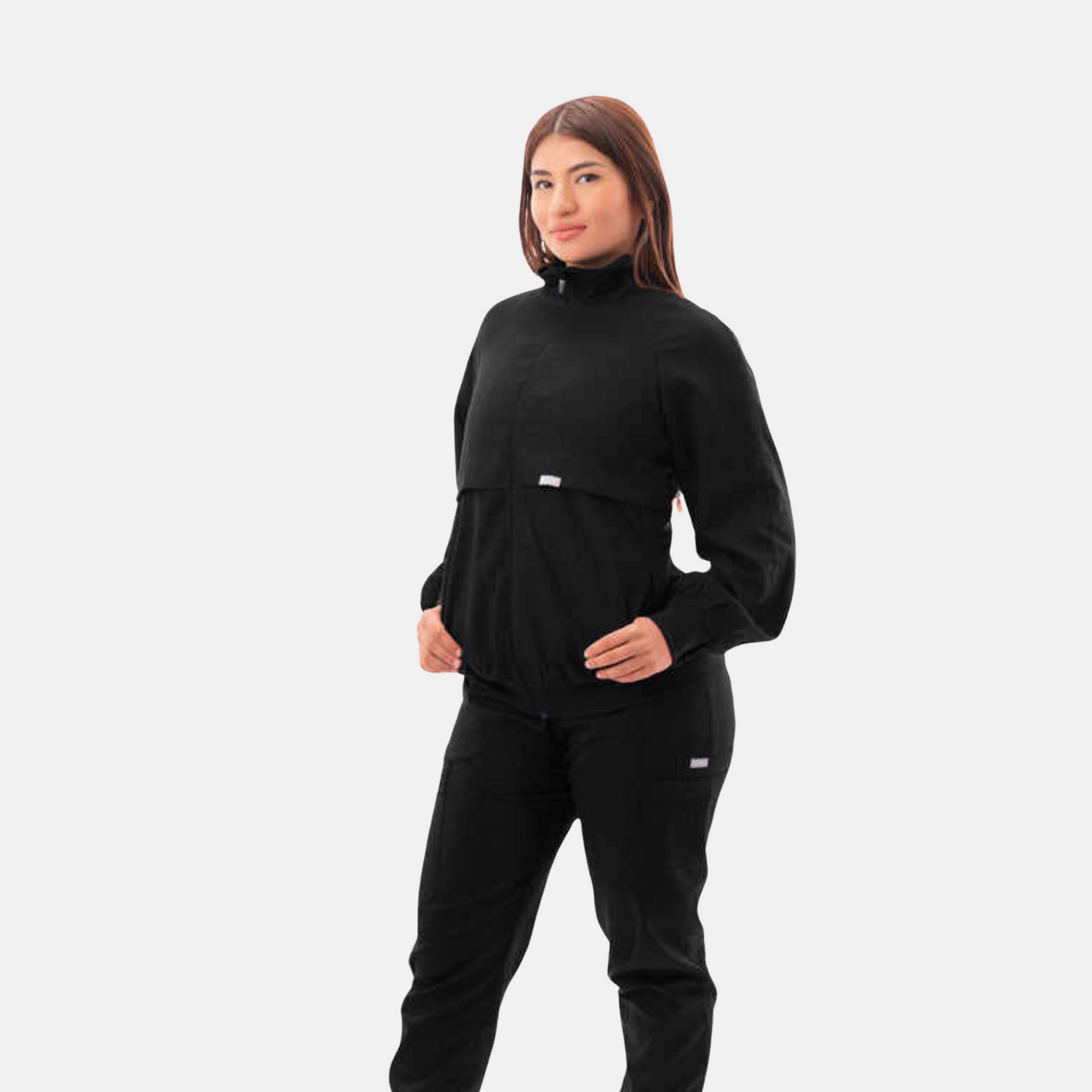 Unisex Full Zipper Scrub Jacket