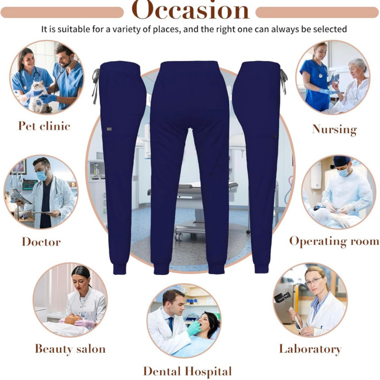 Women's 8 Pocket Midrise Joggers