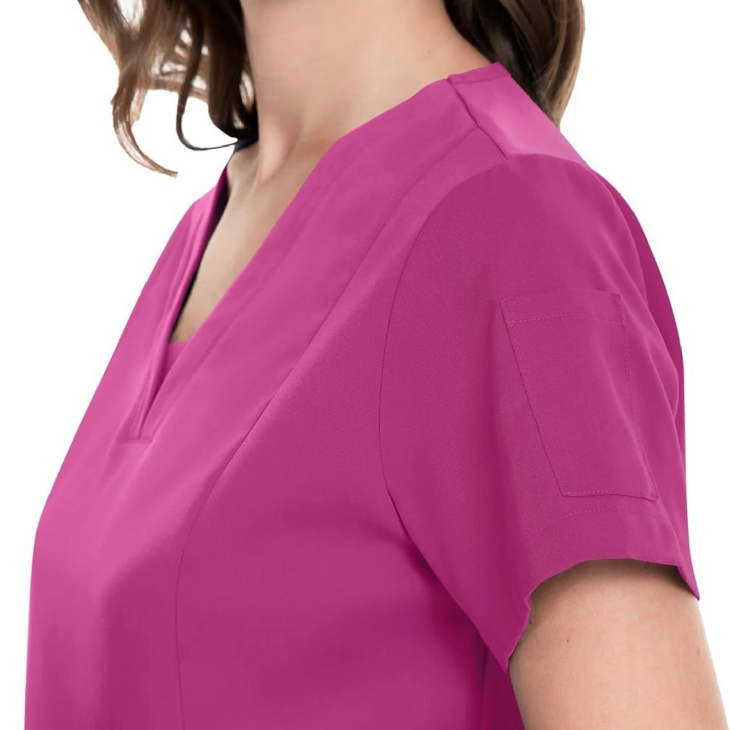 3-Pocket V-Neck Scrub Top